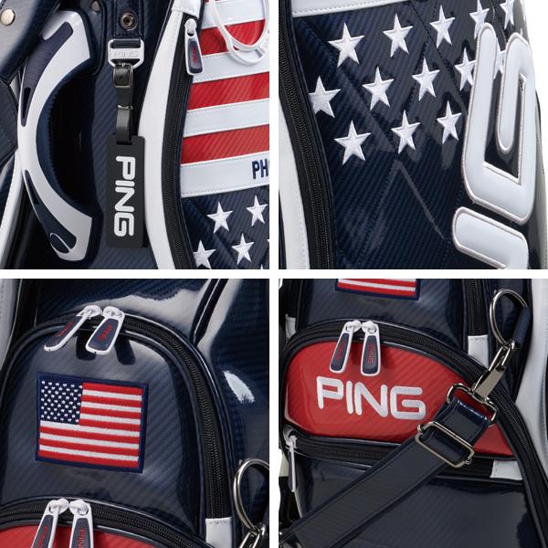 ピン/キャディバック Mr.PING　限定モデル　CB-C2201 日本正規品 PING ピン ゴルフ CB-C2201 MR.PING LIMITED キャディバッグ 9.5