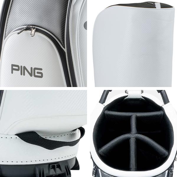PING メンズ ピン 2025 CB-U2502 ソフトPU キャディバッグ 男性 PING メンズ ピン 2025 CB-U2502 ソフトPU キャディバッグ 男性