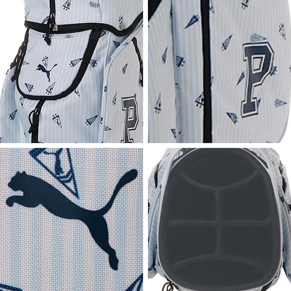 PUMA プーマ 2023年モデル フラッグ グラフィック キャディバッグ PUMA（プーマ） 2023 フラッグ グラフィック 090091 キャディバッグ