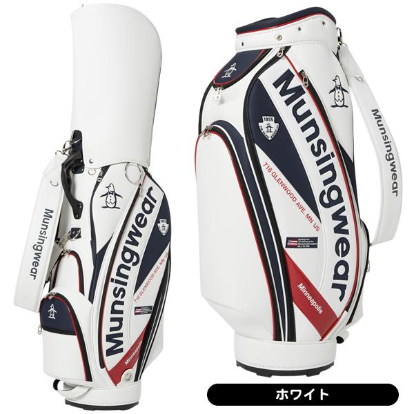 Munsingwear ゴルフバッグ ホワイト Munsingwear ゴルフバッグ ホワイト 【公式通販】