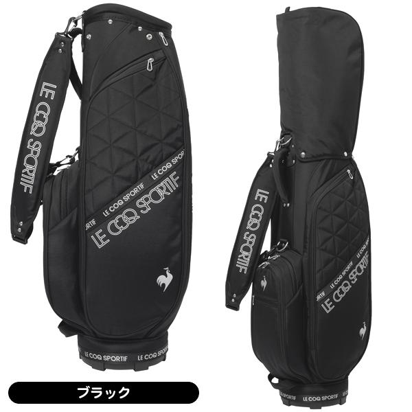 ルコックスポルティフ ゴルフ キャディバッグ【ブラック】 le coq sportif GOLF（ルコックスポルティフ ゴルフ） ルコック