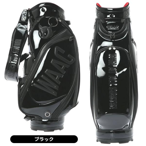WAAC ワック 072234800 9.0型 4.1kg エナメル キャディバッグ WAAC ワック 072234800 9.0型 4.1kg エナメル キャディバッグ