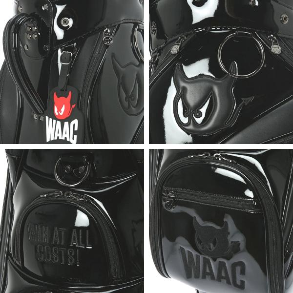 WAAC ワック 072234800 9.0型 4.1kg エナメル キャディバッグ WAAC ワック 072234800 9.0型 4.1kg エナメル キャディバッグ