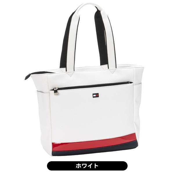 トミーヒルフィガーTHMG3FB5トートバッグ ホワイト/レッド 新品 TOMMY HILFIGER GOLF（トミー ヒルフィガー ゴルフ） トミー