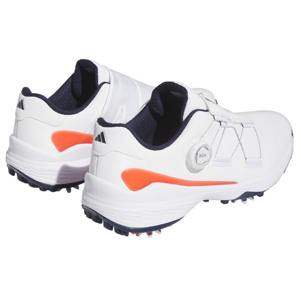  BOAゴルフシューズ 【２３㌢】ホワイト/オレンジ 新品未使用 adidas（アディダス） 2023 ZG23 BOA IE2133 ゴルフシューズ : つるや