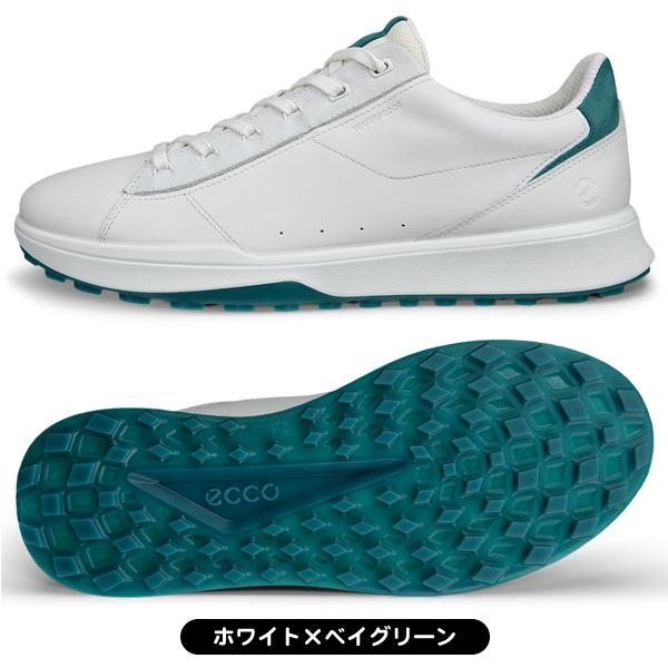 ecco エコー GORE-TEX ゴルフシューズ 24cmブルー ECCO Golf S Three BOA メンズ レザーGore-Texゴルフシューズ | ブルー