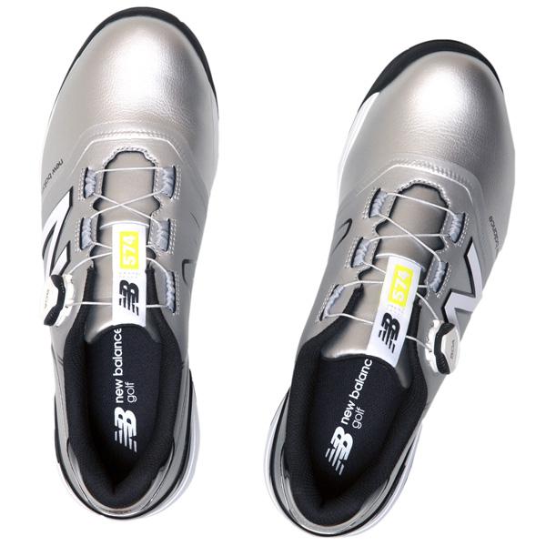 ニューバランス ゴルフ シューズ 26cm UGB574S3 シルバー New Balance ニューバランス UGB574S3 スパイクレス ゴルフ