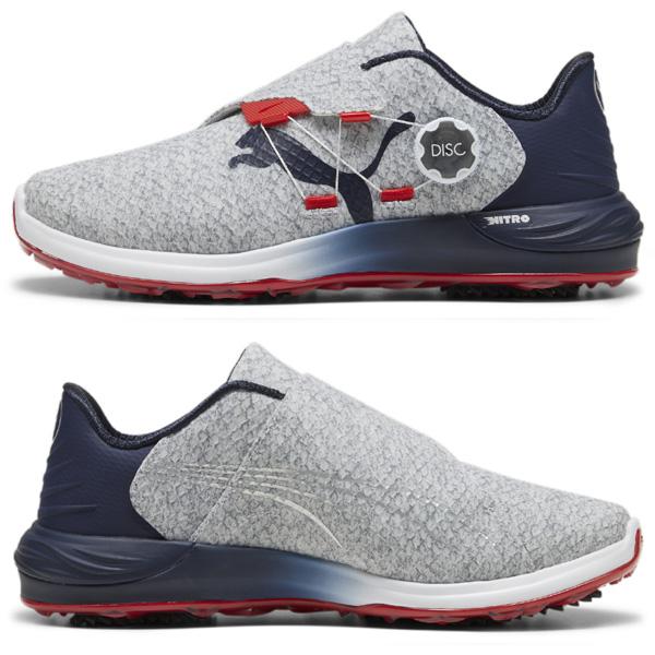 27.5美品 プーマ 2024 ファントムキャットニトロ ディスク スパイクレス PUMA プーマ 2024 ファントムキャット ニトロ ディスク 379208