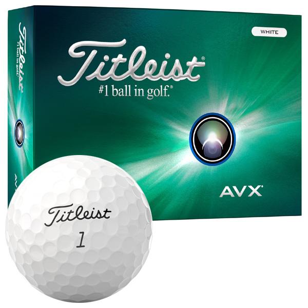 Titleist（タイトリスト） 2024 AVX ゴルフボール ホワイト 1ダース