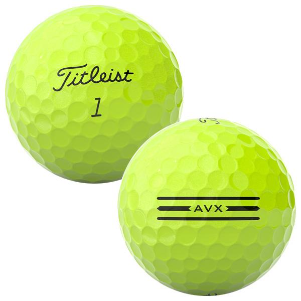 Titleist タイトリスト 2024 AVX ゴルフボール イエロー 1ダース