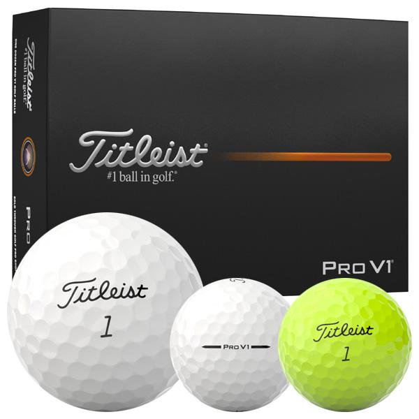Titleist（タイトリスト） 2025 PRO プロ V1 ゴルフボール 1ダース（12