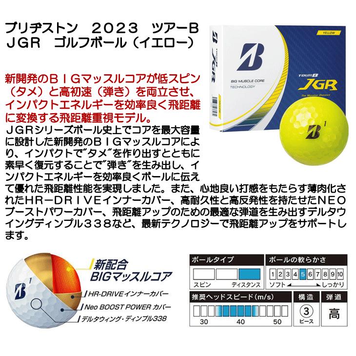 BRIDGESTONE ブリヂストン 2023 ツアーB JGR ゴルフボール BRIDGESTONE ブリヂストン 2023 ツアーB JGR ゴルフボール