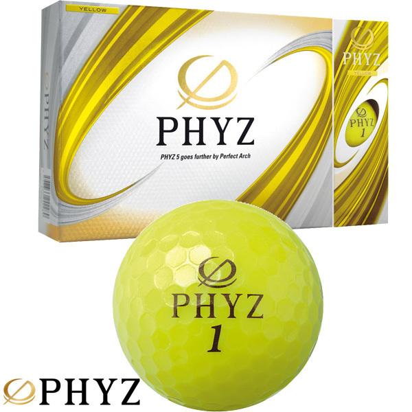 PHYZ ブリヂストン PHYZ5 ファイズ5 イエロー ゴルフボール 1ダース