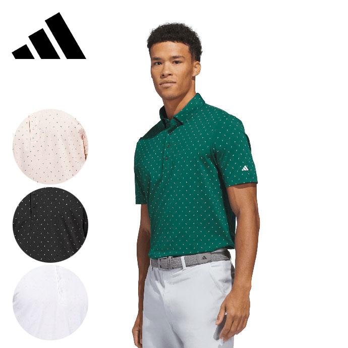 adidas（アディダス） ゴルフ メンズ マイクロプリント 半袖シャツ 春