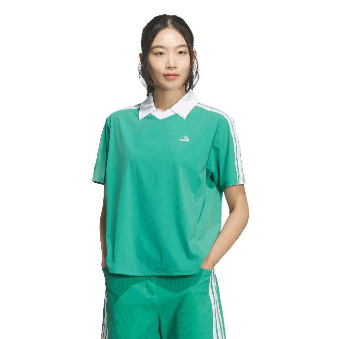 【新品✨L】アディダスゴルフ セットアップ 涼感♪半袖ポロ×フレアスカート adidas（アディダス） （クリアランス）ゴルフウェア レディース