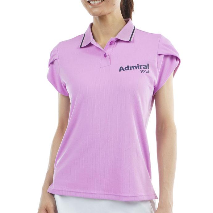 Admiral レディース Tシャツ L ピンク Admiral Golf（アドミラルゴルフ） （クリアランス）ゴルフウェア