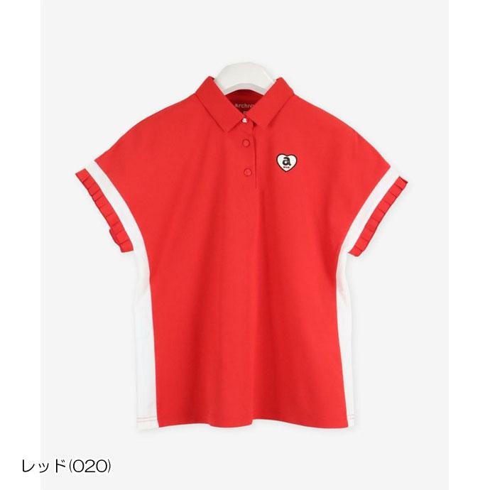 ゴルフ 【新品】アルチビオ 半袖ポロシャツ ピンク×レッド ビッグ
