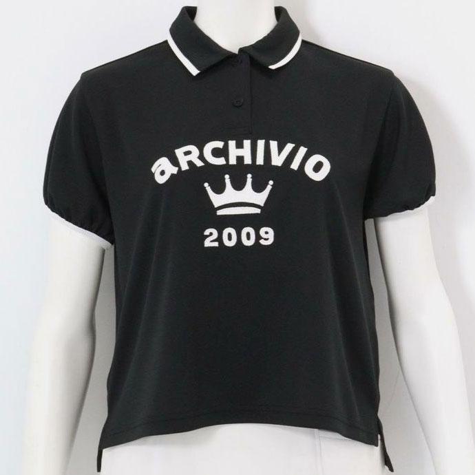 archivio（アルチビオ） ゴルフ レディース パフスリーブUVポロシャツ