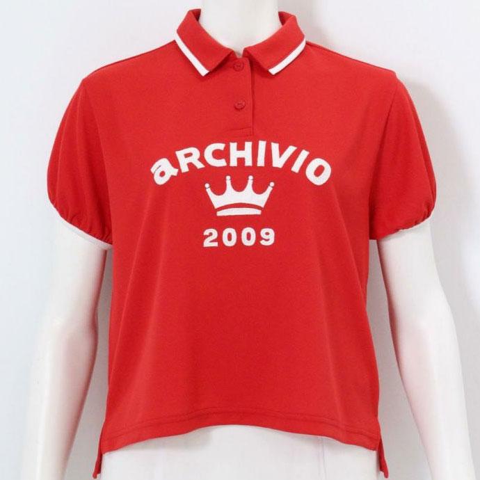 archivio（アルチビオ） ゴルフ レディース パフスリーブUVポロシャツ