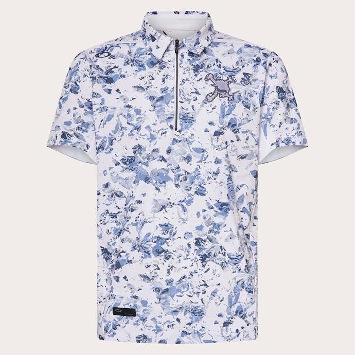オークリーゴルフ OAKLEYスカル【L】セットアップ シャツ＆スカート OAKLEY（オークリー） ゴルフウエア メンズ SKULL GEO FOLIAGE SHIRT