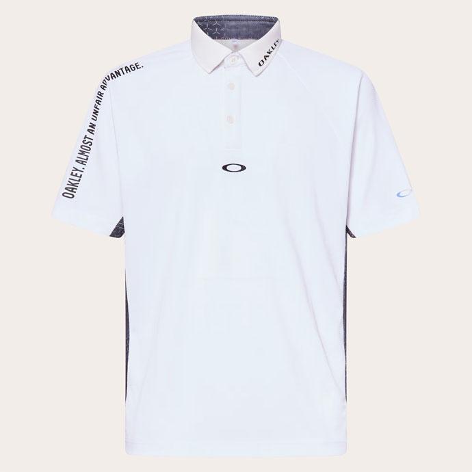 [新品] オークリー Heat Block Ironclad ポロ 白 Lサイズ OAKLEY（オークリー） （クリアランス）ゴルフウェア メンズ HEAT