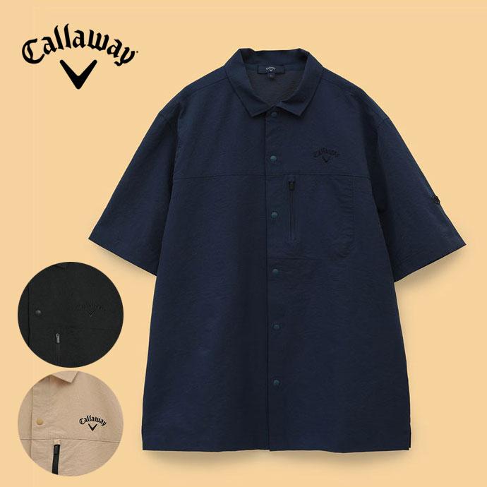 Callaway（キャロウェイ） ゴルフ メンズ 半袖フルオープンシャツ