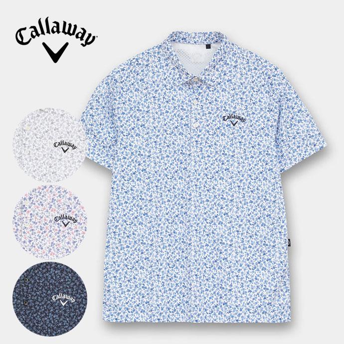 Callaway（キャロウェイ） ゴルフ メンズ ミニカノコ小花総柄半袖