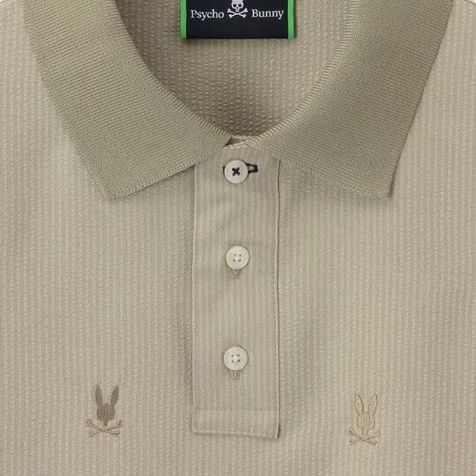 Psycho Bunny（サイコバニー） ゴルフ メンズ 総柄シアサッカー