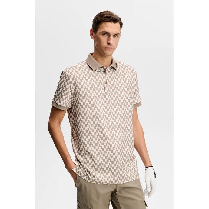 ゴルフ メンズ Ｊリンドバーグ Tour Tech Print Polo 春 夏 26SS_4