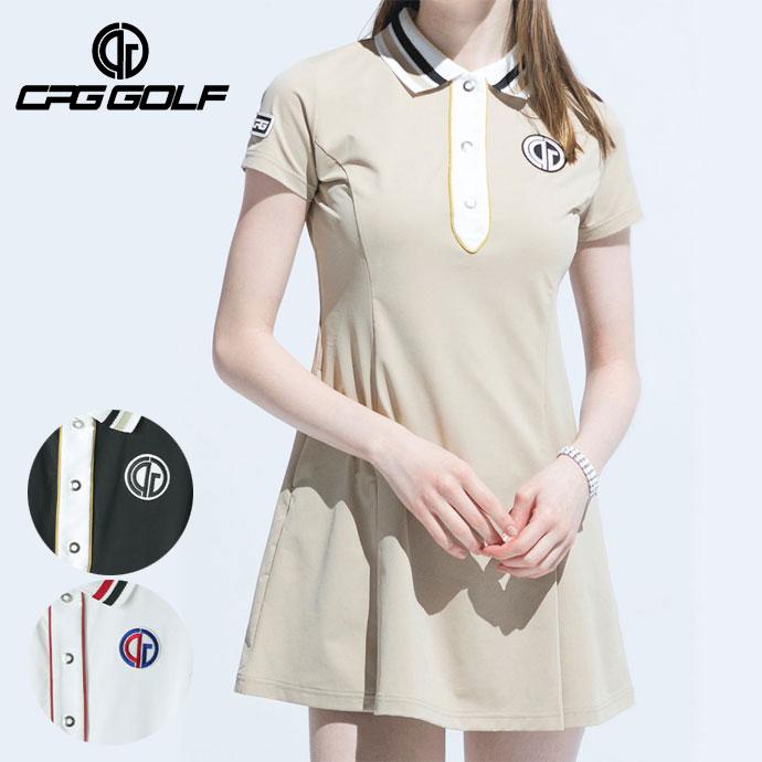 CPG GOLF ゴルフウエア レディース/女性用 CPG リブポロワンピース 