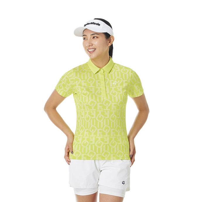 TaylorMade - ゴルフ御召しもの レディース 仕立て屋御手伝いさん T-ICE T-AIRグラフィックS/Sポロ 春 夏 26SS