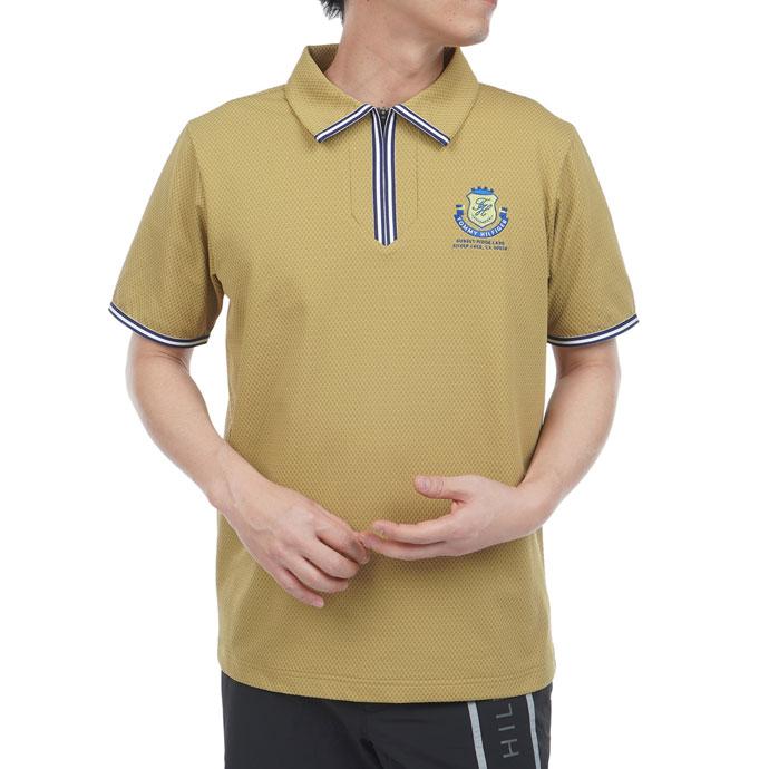 TOMMY HILFIGER GOLF - ゴルフ御召しもの メンズ トミーヒルフィガー 古典派音楽向こう正面ZIP半袖プルオーバー 春 夏 26SS