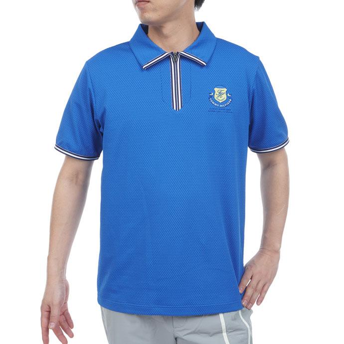 TOMMY HILFIGER GOLF - ゴルフ御召しもの メンズ トミーヒルフィガー 古典派音楽向こう正面ZIP半袖プルオーバー 春 夏 26SS