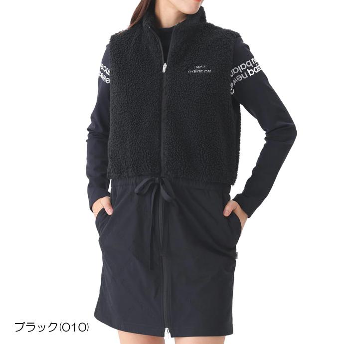 ゴルフ レディース ニューバランス HYBRID FULL ZIP ONE-PIECE 5224501 秋 冬 ゴルフウェア_5