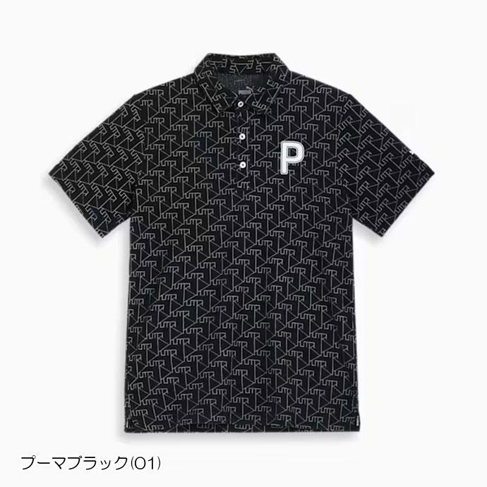 PUMA（プーマ） ゴルフ パイルジャカードPロゴポロS/S 627644