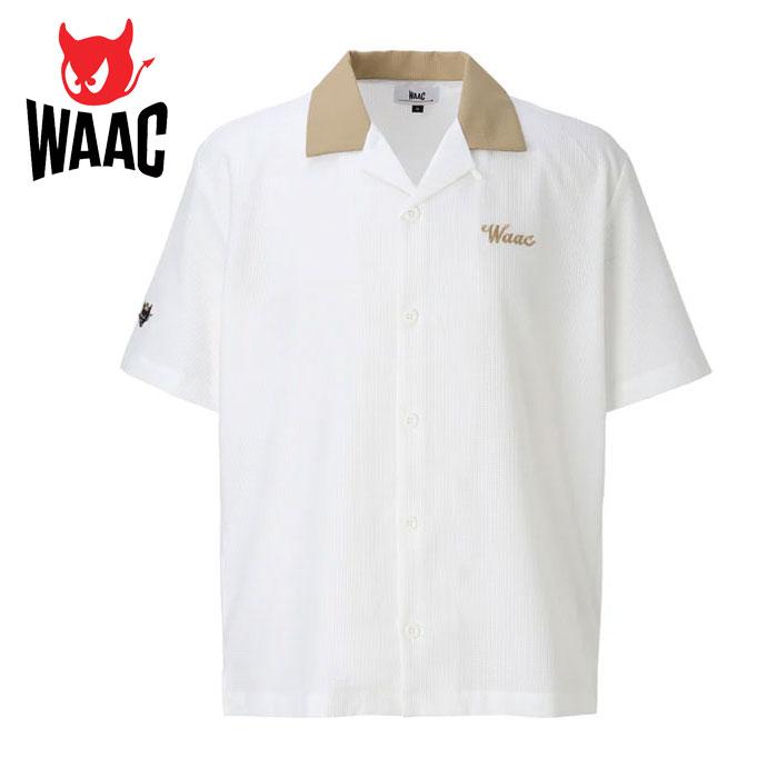 WAAC ゴルフ メンズ ワック 開襟シャツ 072252032 春 夏 : つるや