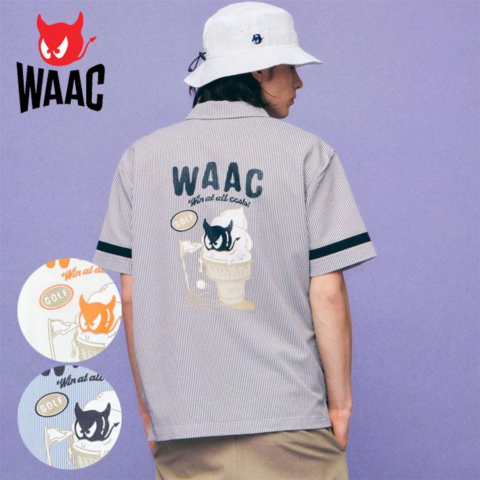 WAAC ゴルフ メンズ ワック 半袖ポロシャツ 春 夏 26SS : つるやゴルフ