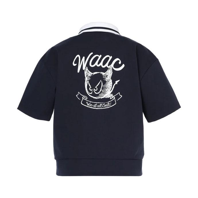 WAAC ワックゴルフレディースポロシャツ WAAC ゴルフウエア レディース ワック 半袖ポロシャツ 春 夏 26SS