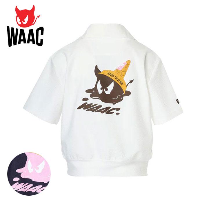 WAAC レディースゴルフウェア WAAC ゴルフウエア レディース ワック 半袖ハーフジップ 春 夏 26SS