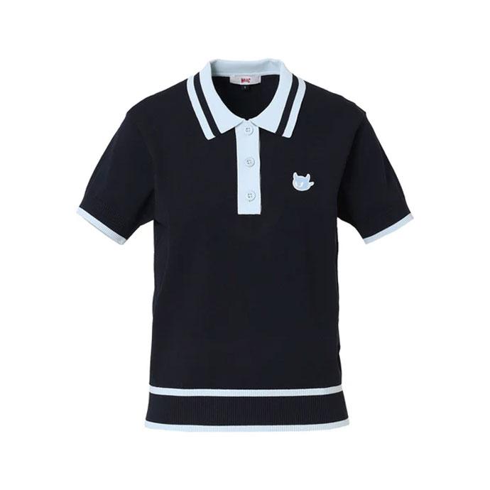 新品未使用　WAAC GOLF ワック ゴルフ　半袖ニットポロ サイズL WAAC ゴルフウエア レディース ワック 半袖ニットポロ 春 夏 26SS