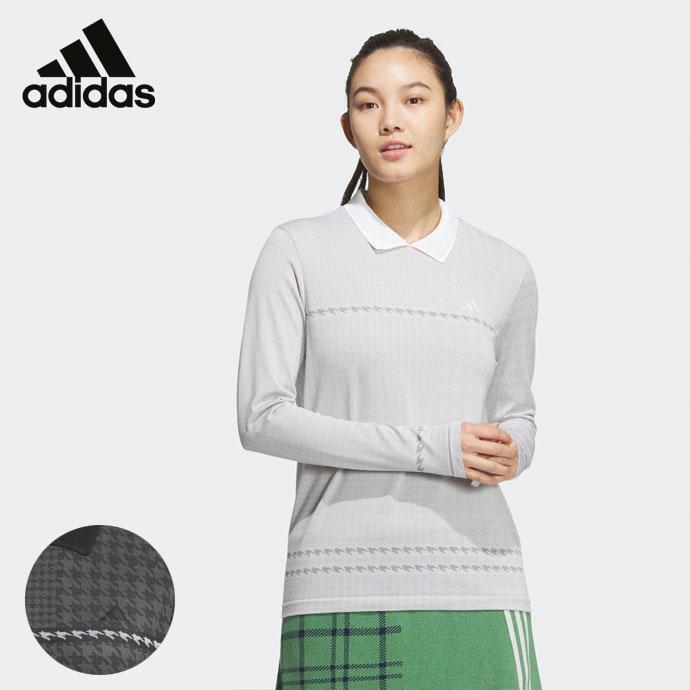 アディダスゴルフ PRIMEKNIT グラデーション長袖ポロシャツ レディース adidas（アディダス） ゴルフウエア レディース/女性用