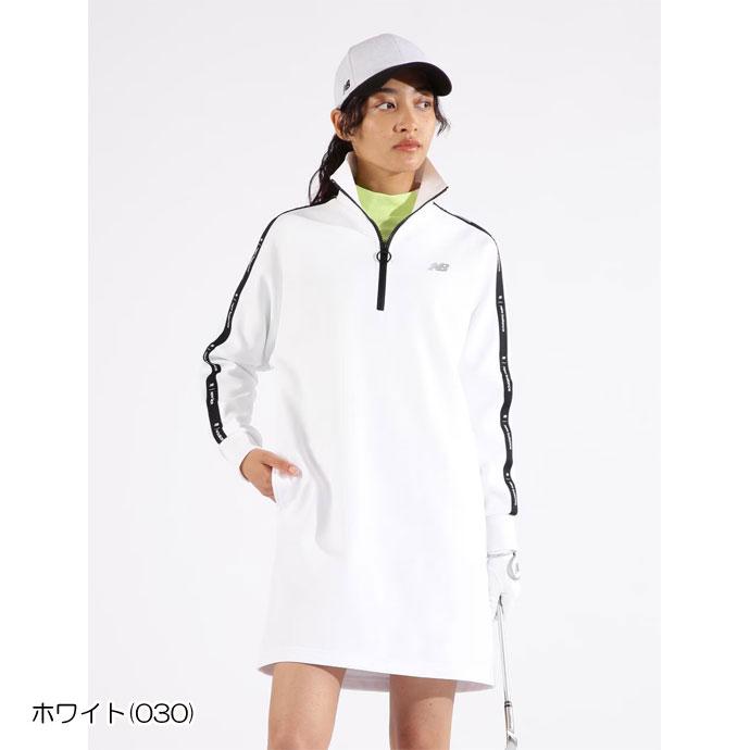 2025年春夏ニューバランスストレッチ スウェット ハーフ ジップワンピース 保形性 ストレッチ スウェット ハーフジップ ワンピース (WOMENS