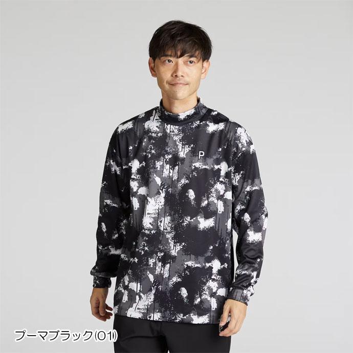 PUMA プーマ ゴルフ セーター&モックネックシャツ Mサイズ PUMA（プーマ） ゴルフ 長袖 モックネックシャツ メンズ 630427 PF