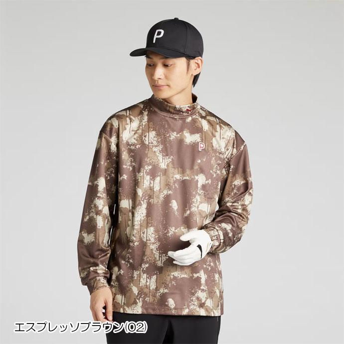 PUMA（プーマ） ゴルフ メンズ 長袖シャツ スプラッシュAOPLS