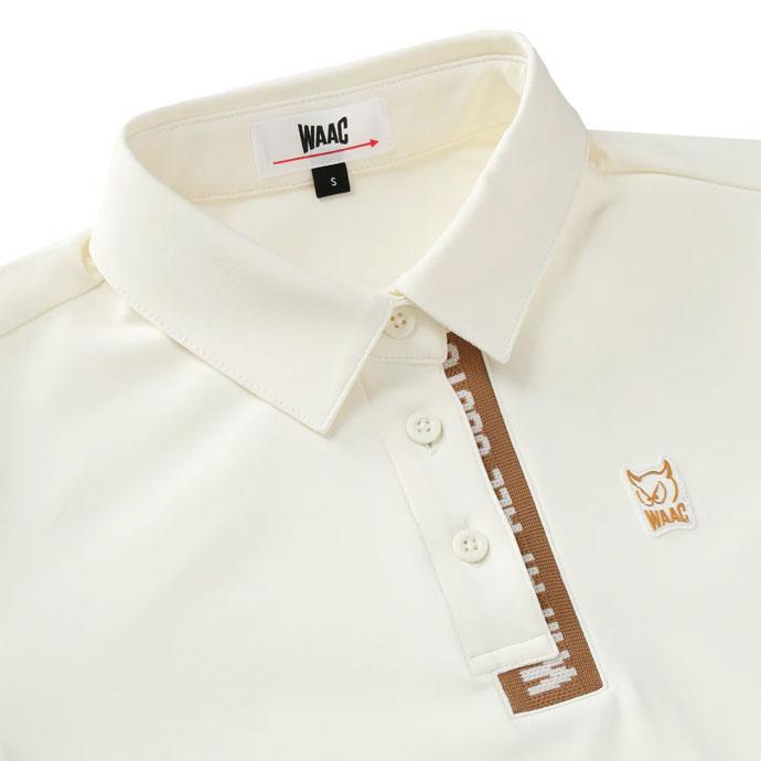 ゴルフ ウェア WAAC レディース 長袖 ポロシャツ トップス人気 WOMENS PLAYERS EDITION 長袖ポロシャツ ホワイト/072242050