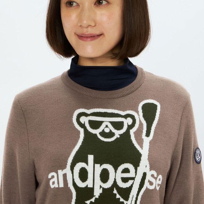 and per se（アンパスィ） ゴルフ レディース クレアニットクルー