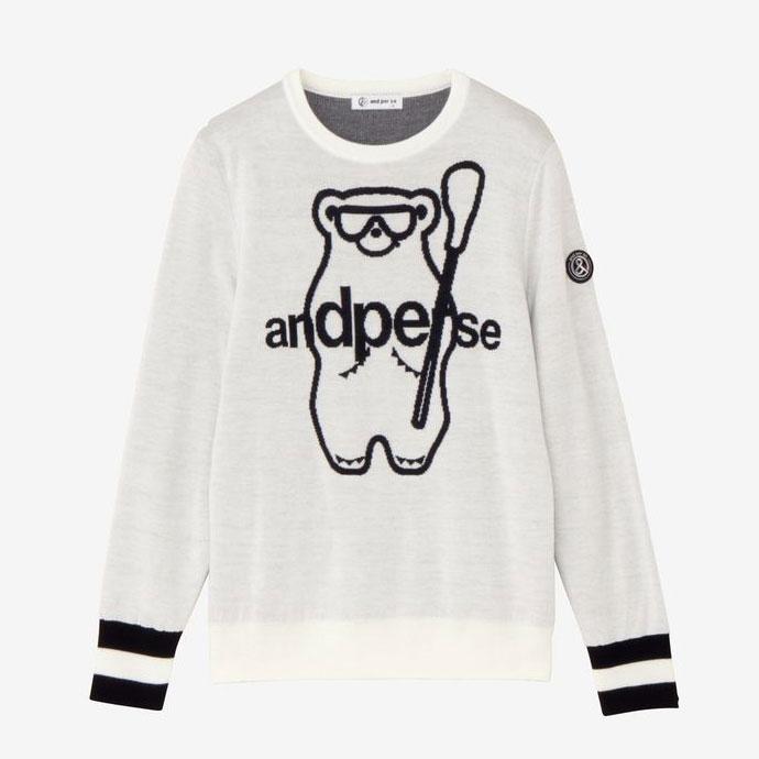 and per se（アンパスィ） ゴルフ レディース クレアニットクルー