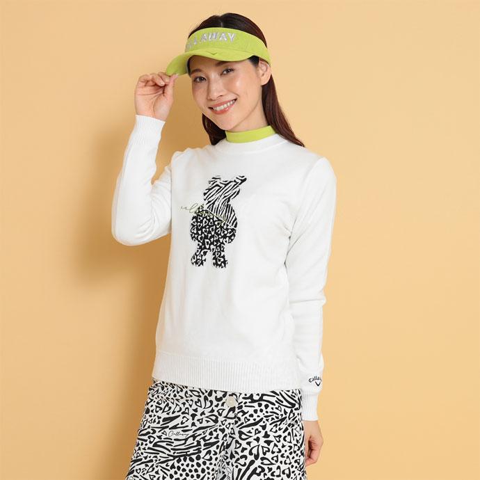 ゴルフ レディース／女性用 キャロウェイ クルーネックニット  