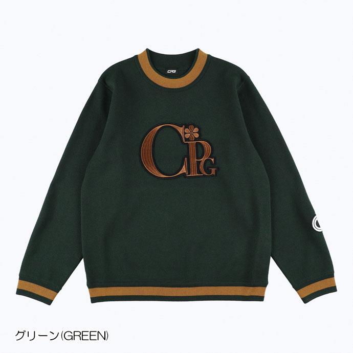 CPG GOLF ゴルフ CPG フラワーロゴラインセーター 230923223