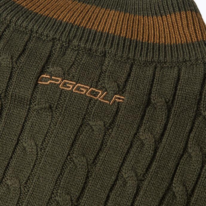 CPG GOLF ゴルフ CPG ハーフジップニットブルゾン 230823234 秋 冬